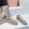 Teak And Light Brown Sneakers Canvas