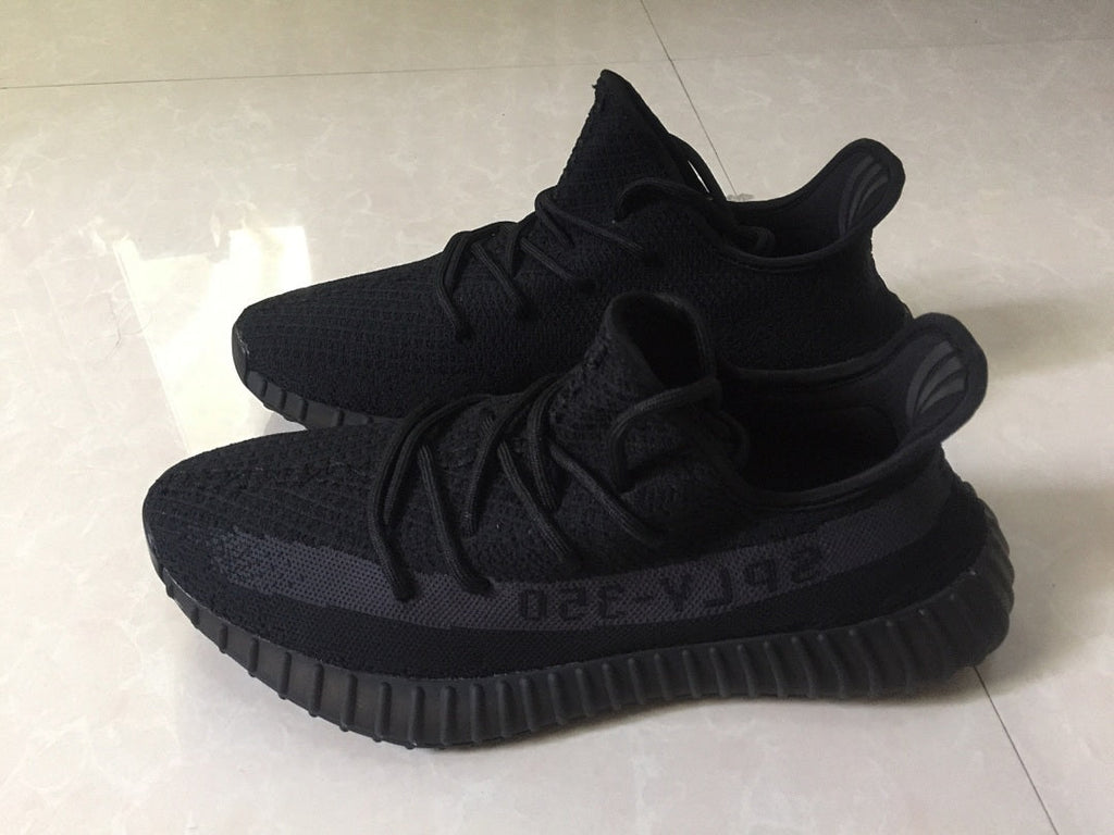 Adidas Yeezy Boost 350 V2 Black Knit Sneakers