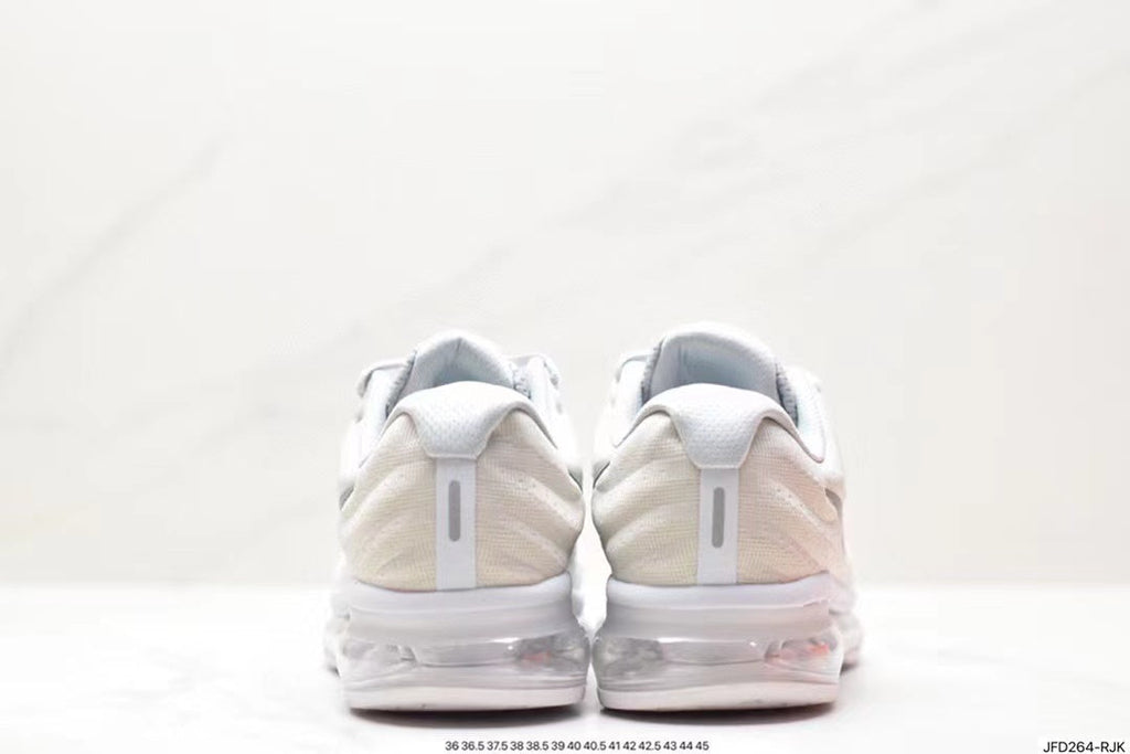 Nike Air Max 270 White and Silver Sneakers