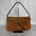 Miu Miu 2026 Aventure Bag 33cm Brown Suede Leather