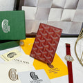 Goyard 2026 Saint-Pierre Card Wallet 11cm Cowhide Canvas 138416