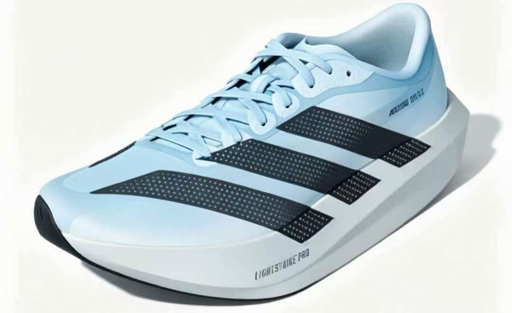 Adizero Evo SL 2 Light Blue and Black Running Shoes