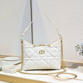 Dior 2026 Montaigne Bag With Chain 21cm Lambskin Fabric
