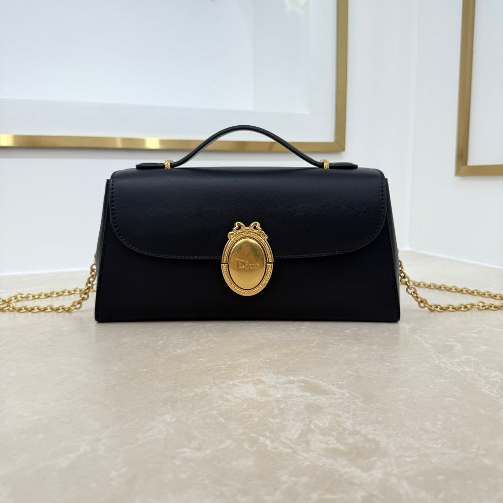 Dior 2026 Medaillon Clutch Multicolors Calfskin 165354