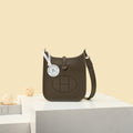 High-end Hermes 2026 Evelyne Bag 17cm Taurillon Clemence Leather 2