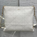 Dior 2026 Trianon Bag 25cm White Lambskin 286604
