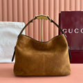 Gucci 2026 Beatrix Bag 35cm Brown Suede 277479