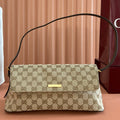 Gucci 2026 Madison Bag 31cm Sand mix Brown Canvas Leather